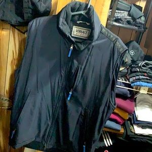 Versace Sport, Vest jacket, black, extra large
